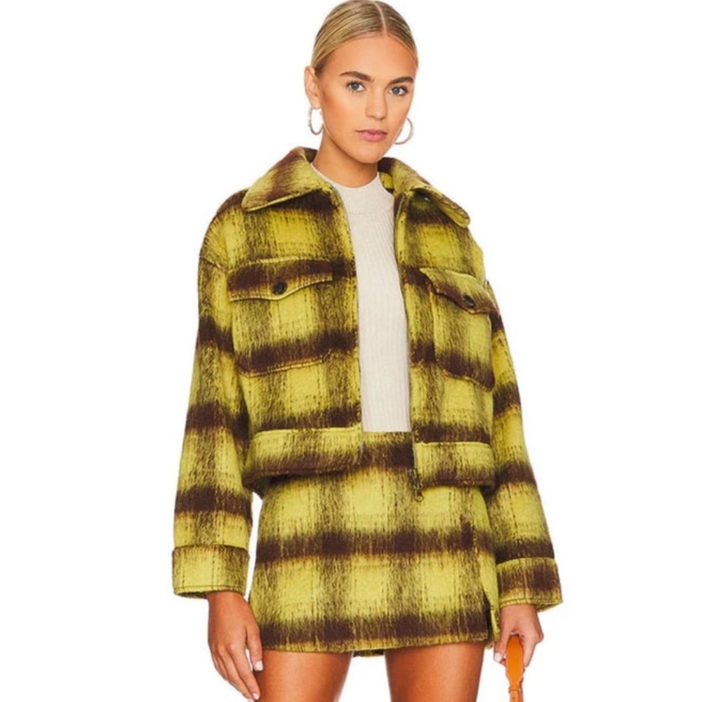 Line & Dot Chloe Brushed Jacket